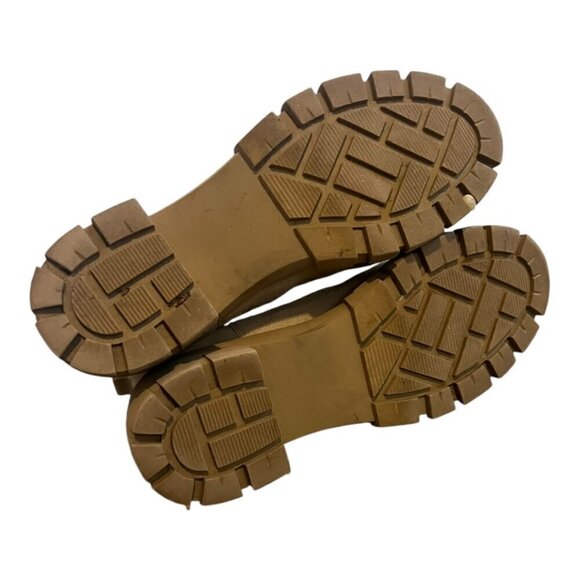 Steve Madden Halona Natural Tan Leather Ankle Boots Size 11 - Picture 5 of 5